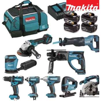 MAKITA 18V 5.0Ah ACCUSET COMBIPACK COMBISET FST808