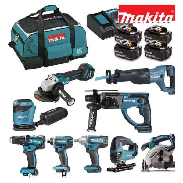 MAKITA 18V 5.0Ah ACCUSET COMBIPACK COMBISET FST808