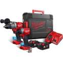 Milwaukee M18 ONEPP2A2-502X 18V Li-Ion Accu M18 ONEPD2 & M18 ONEID2 combiset (2x5.0Ah) in HD Box - koolborstelloos