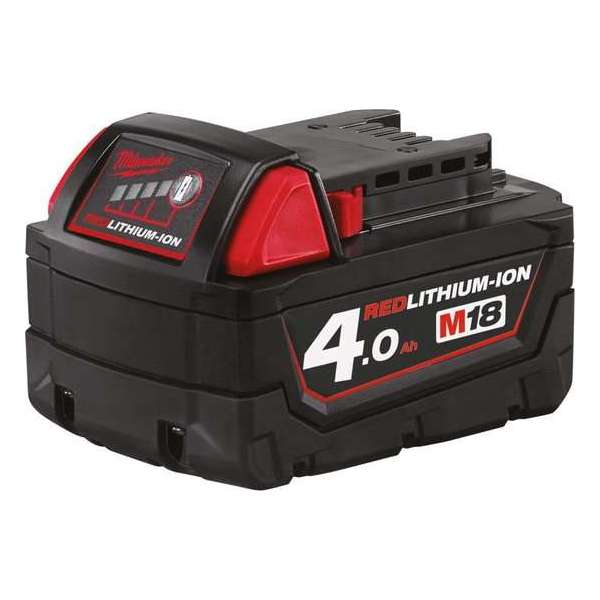 Milwaukee M18 B4 18V Li-Ion accu, 4.0Ah