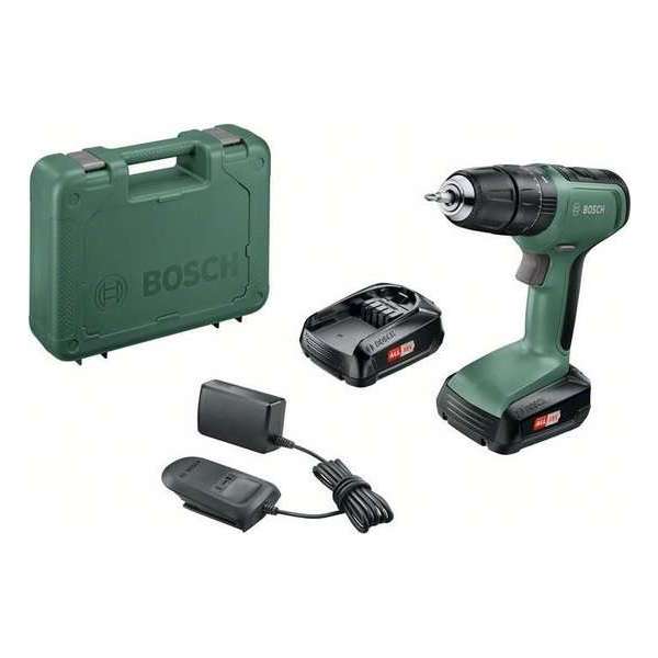 Bosch Accuklopboorschroevendraaier UniversalImpact 18 - Incl. 2-uurslader en 2x 18 V Li-Ion accu