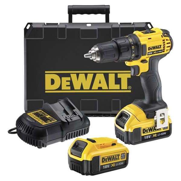 DeWalt Boor/schroefmachine 18V DCD780M2 XR met 2 accus 4Ah