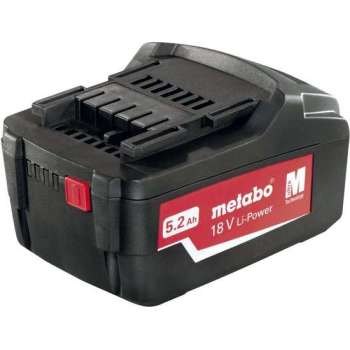 Metabo 18 V Li-Power 625592000 Gereedschapsaccu 18 V 5.2 Ah Li-ion