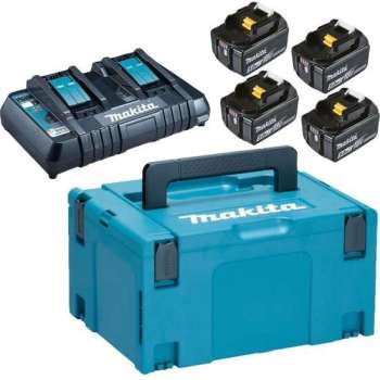 Makita - 197626-8 - powerpack - LXT 18 V - 4x 5.0 Ah - in Mbox