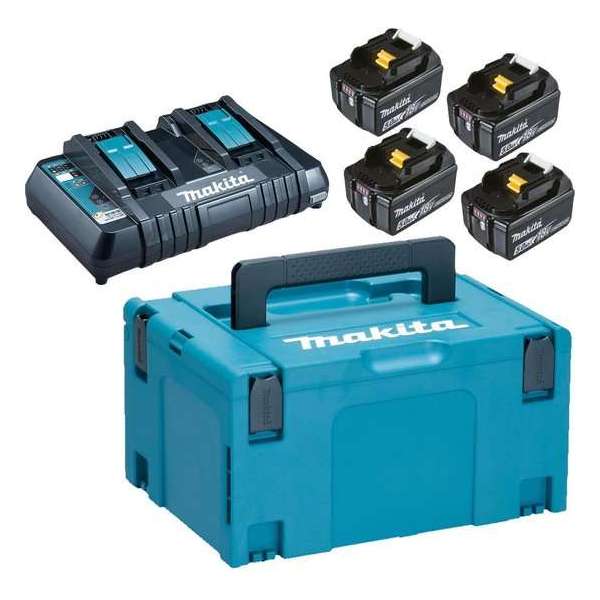 Makita - 197626-8 - powerpack - LXT 18 V - 4x 5.0 Ah - in Mbox