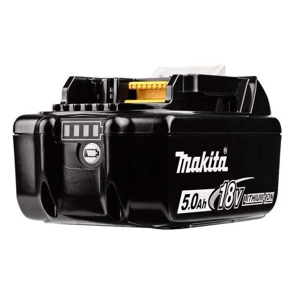 Originele Makita BL1850B Li-ion 5.0Ah/18V LXT Accu (ook bekend als Makita BL1850, 197280-8, 1972808, 0088381459129)