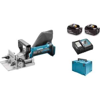 Makita DPJ180RTJ 18V Li-Ion accu lamellenfrees set (2x 5.0Ah accu) in Mbox