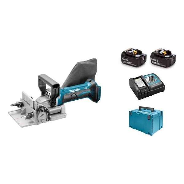 Makita DPJ180RTJ 18V Li-Ion accu lamellenfrees set (2x 5.0Ah accu) in Mbox