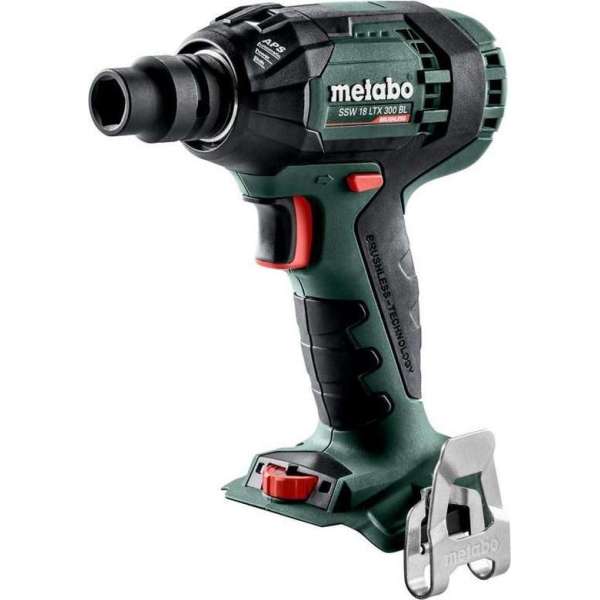 Metabo SSW 18 LTX 300 BL 18V Li-Ion Accu slagmoersleutel body in Metaloc - 300Nm - 1/2" - koolborstelloos