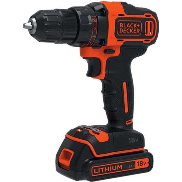 BLACK+DECKER BDCDD186K-QW Accuboormachine - 1,5Ah