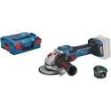 Bosch GWS 18 V-15 SC 18V Li-Ion Accu haakse slijper incl. bluetooth module in L-boxx - 125mm