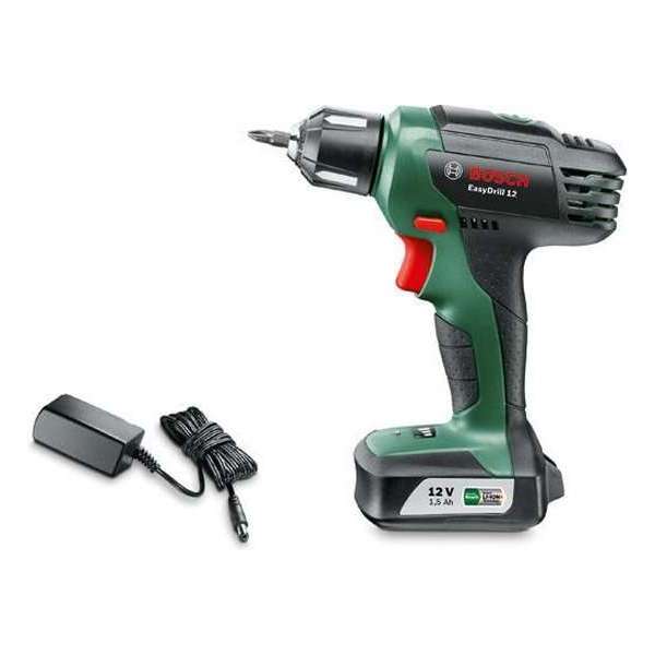 Bosch EasyDrill 12 Accuschroefboormachine  - Met koffer - Met 1x 12 V accu en lader