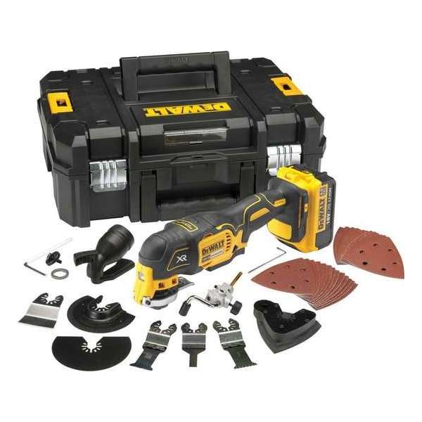 DeWalt 18V XR - Oscillerende multitool - 2x4,0Ah - met 35 acc