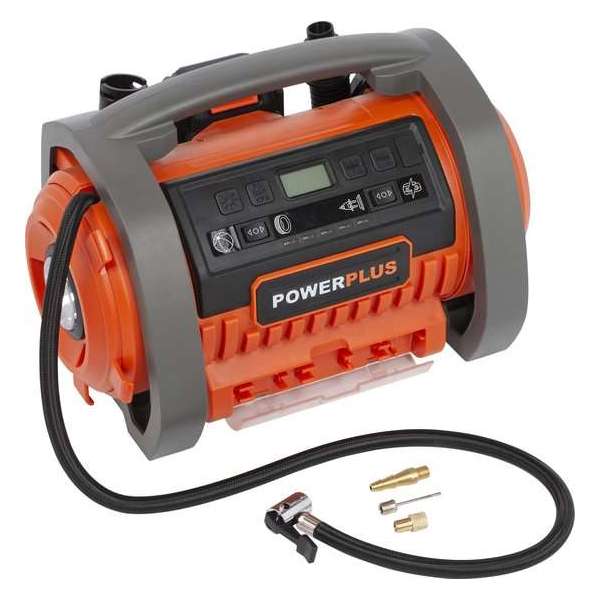 Powerplus POWDP7030 Inflator/deflator 20v + 220v (Geen batt.)