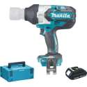 Makita DTW1001Y1J 18V Li-Ion Accu slagmoersleutel set (1x 1.5Ah accu) in Mbox - 1050Nm - 3/4" - koolborstelloos