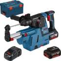 Bosch Professional GBH 18V-26 F - Accu boorhamer - Met 2 x 6.0 Ah + 1X lader GAL1880 + 1X GDE 18 V-16