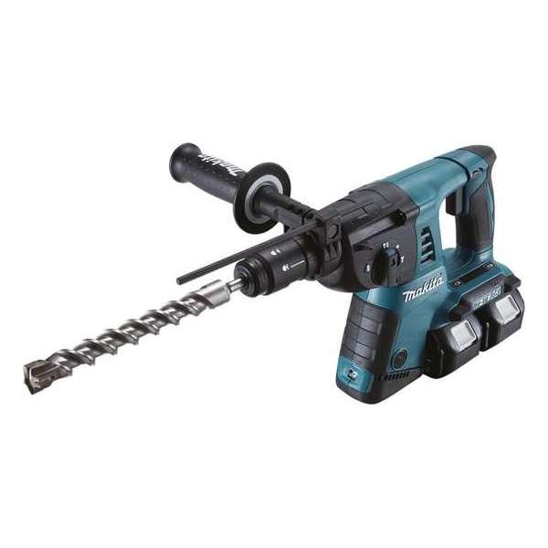 Makita DHR264PT2J 36V (2x 18V) Li-Ion accu SDS-Plus boorhamer set in Mbox (2x 5,0Ah accu) - 2,5J