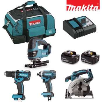 MAKITA 18V 5.0Ah ACCUSET COMBIPACK COMBISET FST805