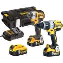 DeWALT DCK276P3 Combiset Accu Klop-/Schroefboormachine DCD996 + Slagschroevendraaier DCF887 18V 5.0Ah XR Li-ion