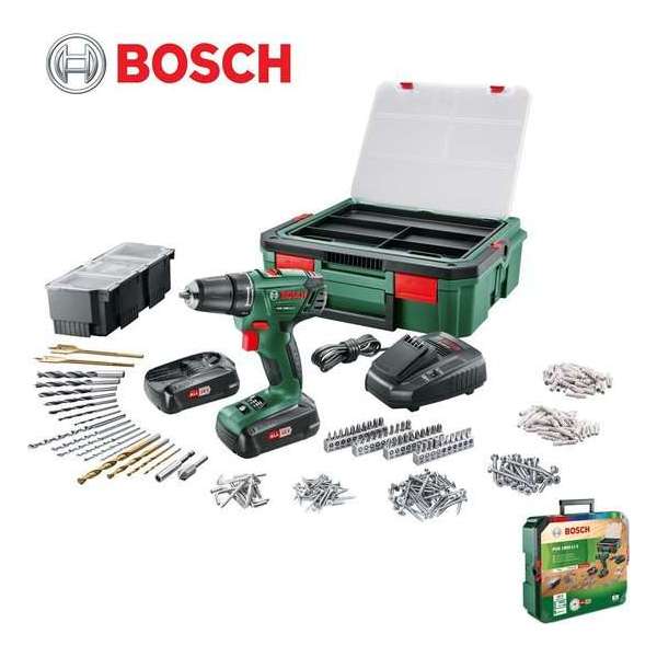 Bosch Accuboormachine PSR1800 LI-2 + SystemBox - 241 Delig