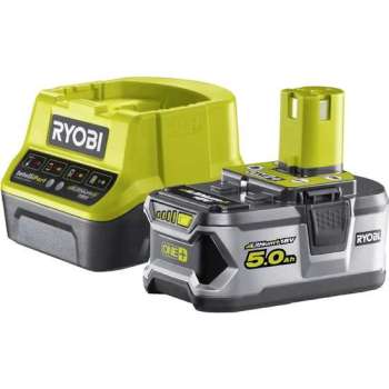 Ryobi RC18120-150 5133003366 Accu en acculader voor gereedschap 18 V 5.0 Ah Li-ion