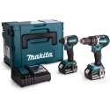 MAKITA Combiset DLX2180TJ - 18 V - Voor Schroeven, Boren En (Slag)S\chroeven