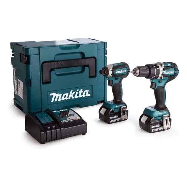 MAKITA Combiset DLX2180TJ - 18 V - Voor Schroeven, Boren En (Slag)S\chroeven