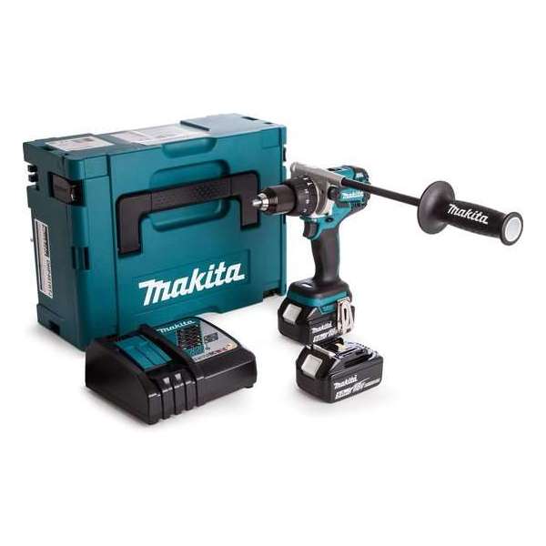 Klopboorschroefmachine Makita DHP481RTJ 18V-5Ah 91Nm M-box