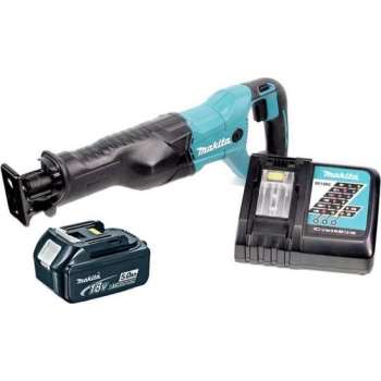 Makita DJR186RT 18V Li-Ion accu reciprozaag set (1x 5.0Ah accu) - snelwissel - variabel