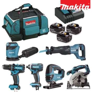 MAKITA 18V 5.0Ah ACCUSET COMBIPACK COMBISET FST807