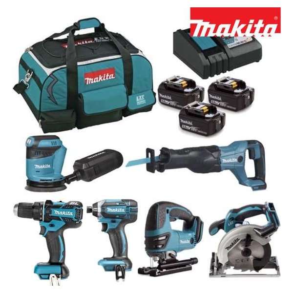 MAKITA 18V 5.0Ah ACCUSET COMBIPACK COMBISET FST807