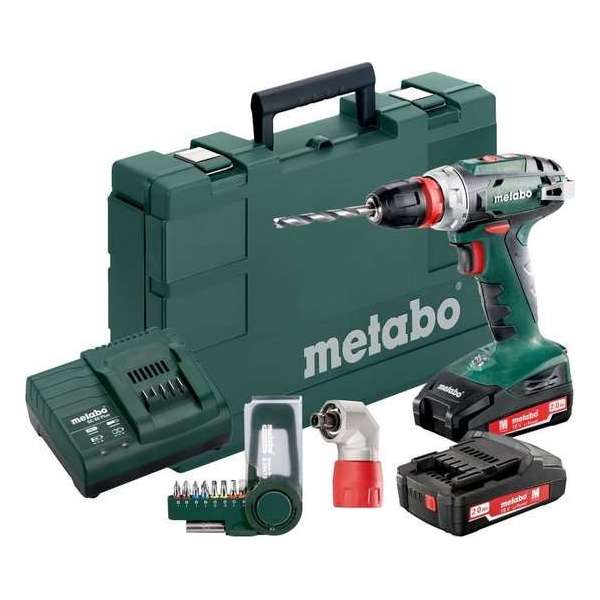 Metabo BS 18 Quick Set Accu Schroefboormachine 18V 2.0Ah Li-Ion in Koffer