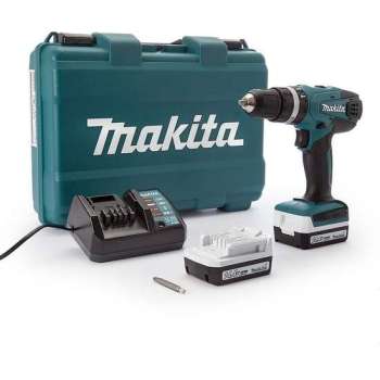 Makita HP347DWE accuklopboormachine + 2 Accu's