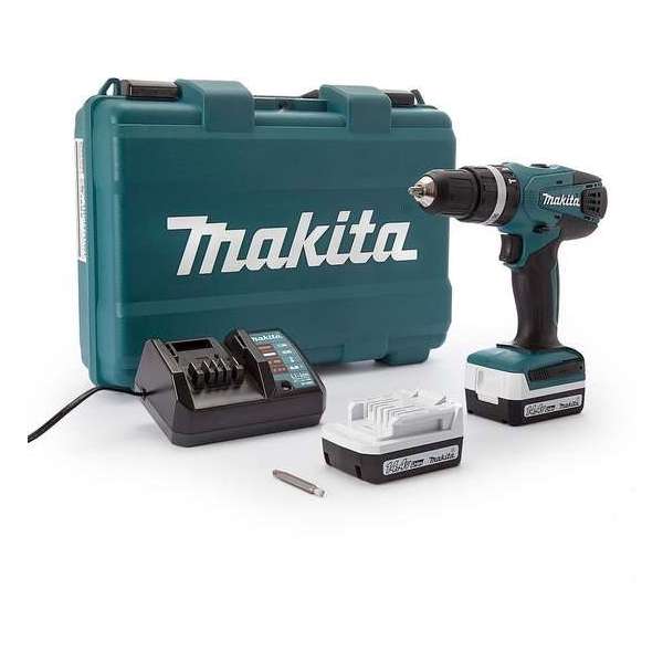 Makita HP347DWE accuklopboormachine + 2 Accu's