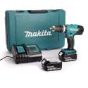 Makita DHP453SFE 18 V Li-ion klopboormachine in koffer | 2x 3.0Ah accu's