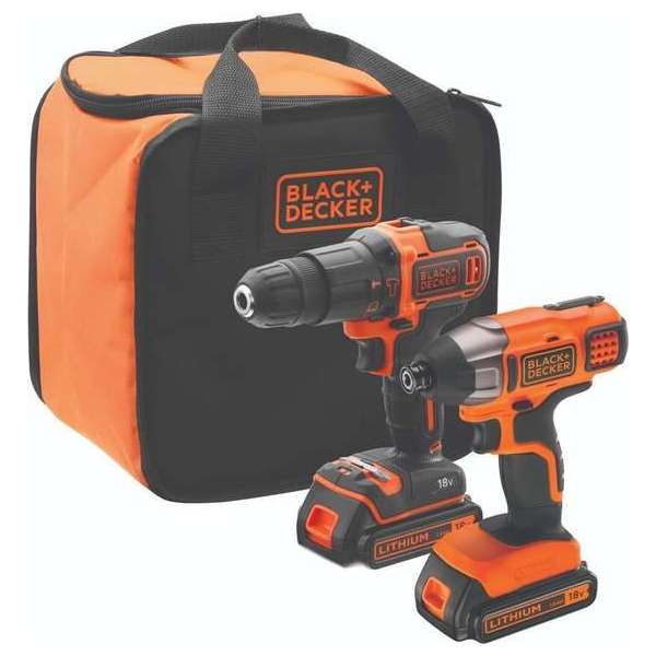 Black+Decker- BCK21S2S-QW- klopboormachine