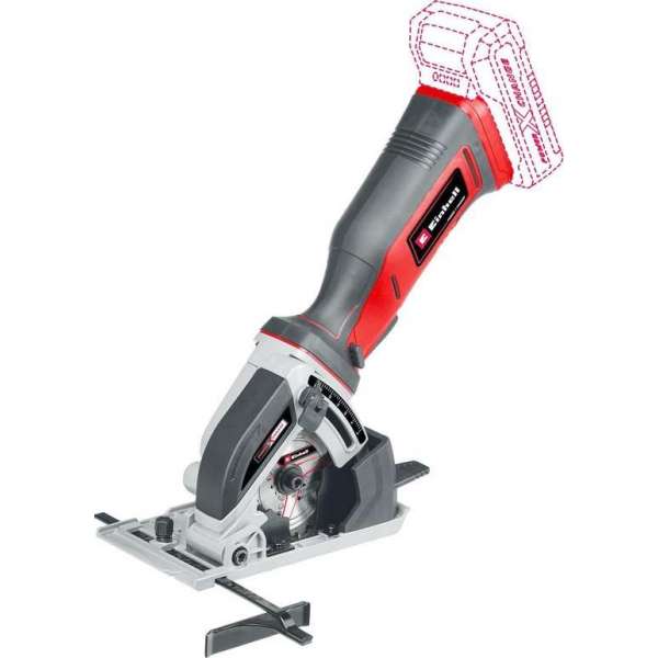 Einhell TE-CS 18/89 Li - Solo Mini-handcirkelzaag 89 mm Zonder accu, Incl. doorslijpschijf 18 V