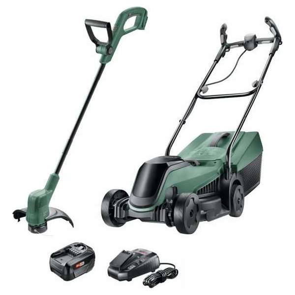 Bosch CityMower 18-300 Grasmaaier + EasyGrassCut 18 Grastrimmer - Zonder 18V accu en lader