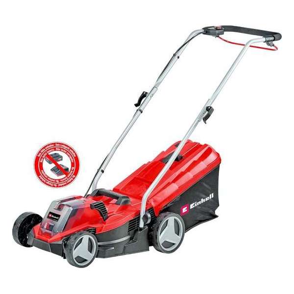 Einhell GE-CM 18/33 Li-Solo Duwgrasmaaier Batterij/Accu Zwart, Rood