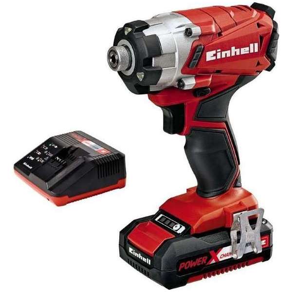 Einhell Accu Slagschroefmachine 18V Kit - Power X Change - Met accu en lader