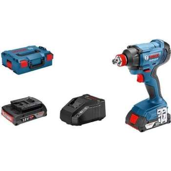 Bosch Professional GDX 18V-180 18V Li-Ion accu slagschroevendraaier set (2x 2.0Ah accu) in L-Boxx