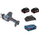 Bosch GSA 18 V-LI C 18V Li-Ion accu reciprozaag set (2x 5.0Ah accu) in L-Boxx - snelwissel