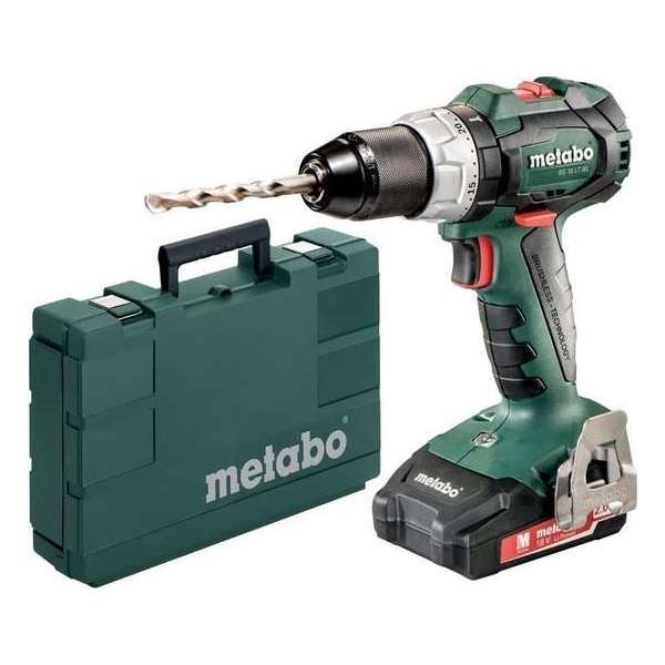 Metabo BS 18 LT BL Accu Schroefboormachine 18V 2.0Ah Li-Ion in Koffer