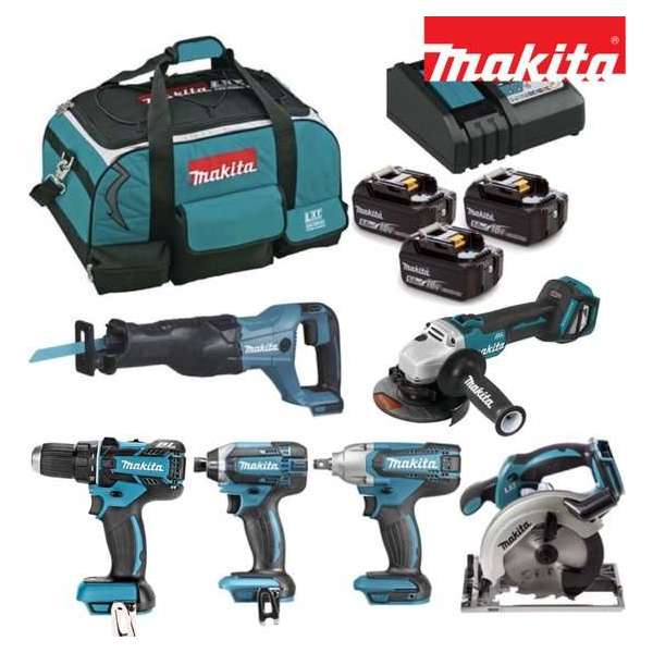 MAKITA 18V 5.0Ah ACCUSET COMBIPACK COMBISET FST806