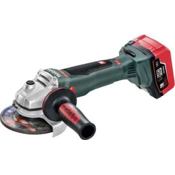 Metabo WB 18 LTX BL 125 QUICK 18V LiHD Accu haakse slijper set (2x 5.5Ah accu) in koffer - 125mm - koolborstelloos