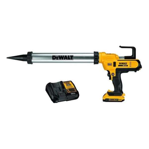 DeWalt DCE580D1 18V Li-Ion Accu lijm- en kitspuit set (1x 2.0Ah accu) incl. worsthouder in koffer