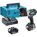 Makita DHP458RTJ 18V Li-Ion accu klopboor-/schroefmachine set (2x 5.0Ah accu) in Mbox