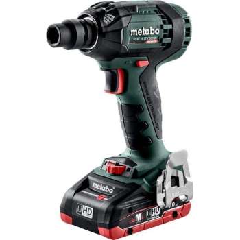 Metabo SSW 18 LTX 300 BL 18V LiHD Accu slagmoersleutel set (2x 4.0Ah accu) in Koffer - 300Nm - 1/2" - koolborstelloos