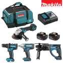 MAKITA 18V 5.0Ah ACCUSET COMBIPACK COMBISET FST803