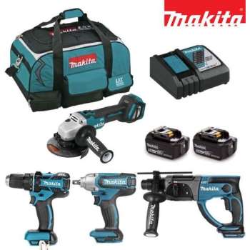 MAKITA 18V 5.0Ah ACCUSET COMBIPACK COMBISET FST803